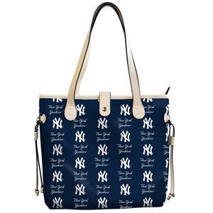 SALE! MLB New York Yankees Patterned Tote Bag